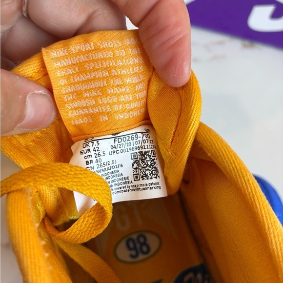 NIKE SB ZOOM BLAZER size 10 MID PRO GT Grant Taylor University Gold - Picture 4 of 7